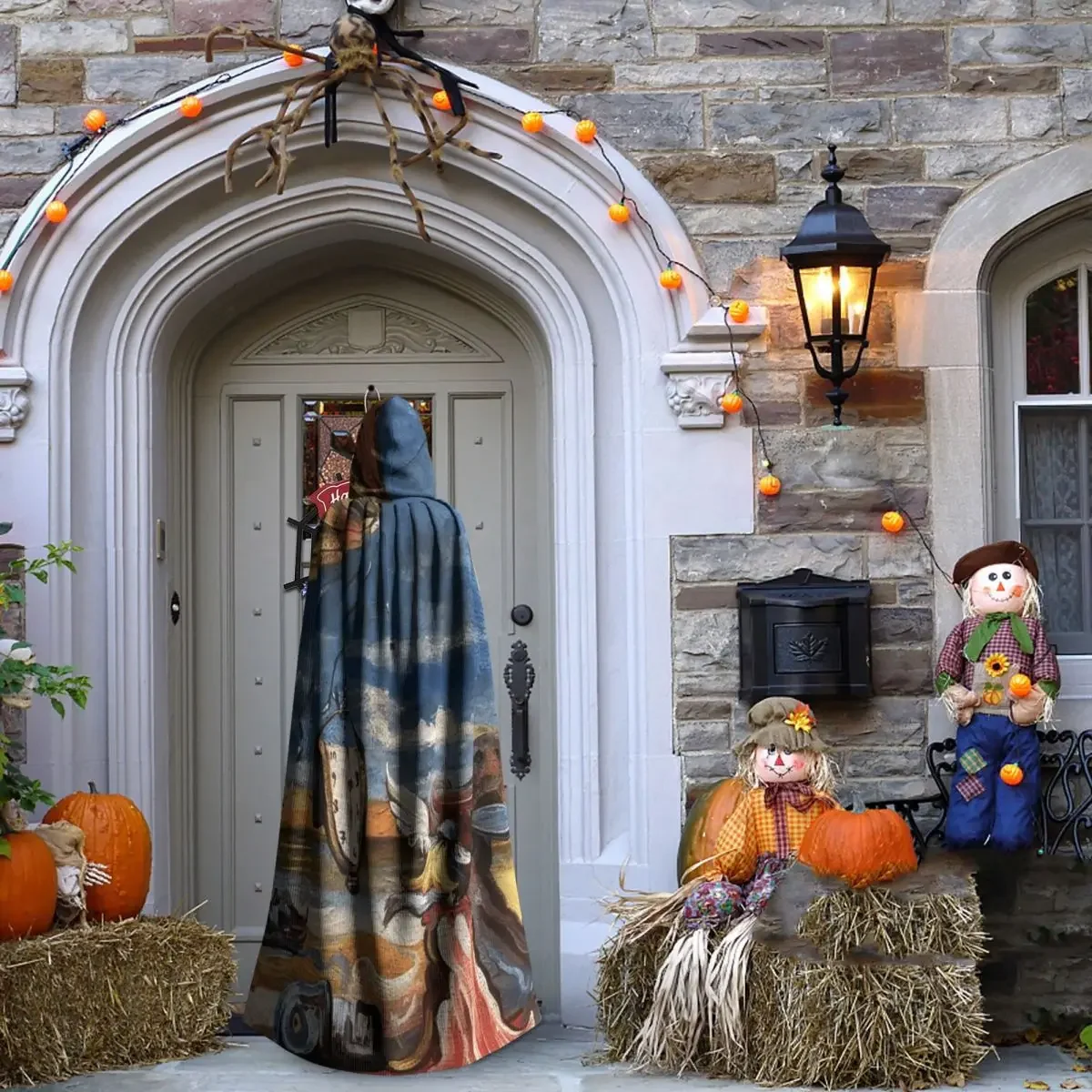 Płaszcz z kapturem Czarownica Średniowieczny Kostium Cosplay Peleryna