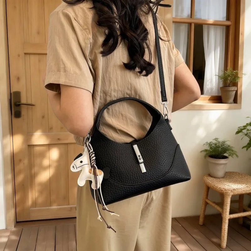 

Luxury Fashion Women Leather Bag Classic Elegant Vintage Trendy Design Crossbody Messenger Tote Bag