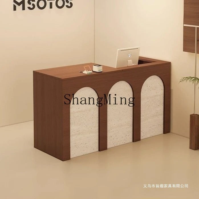 

CL Clothing Store Cashier Counter Vintage Style Women's Clothing Bar Table Nail Salon Beauty Salon Front Desk Small Counter