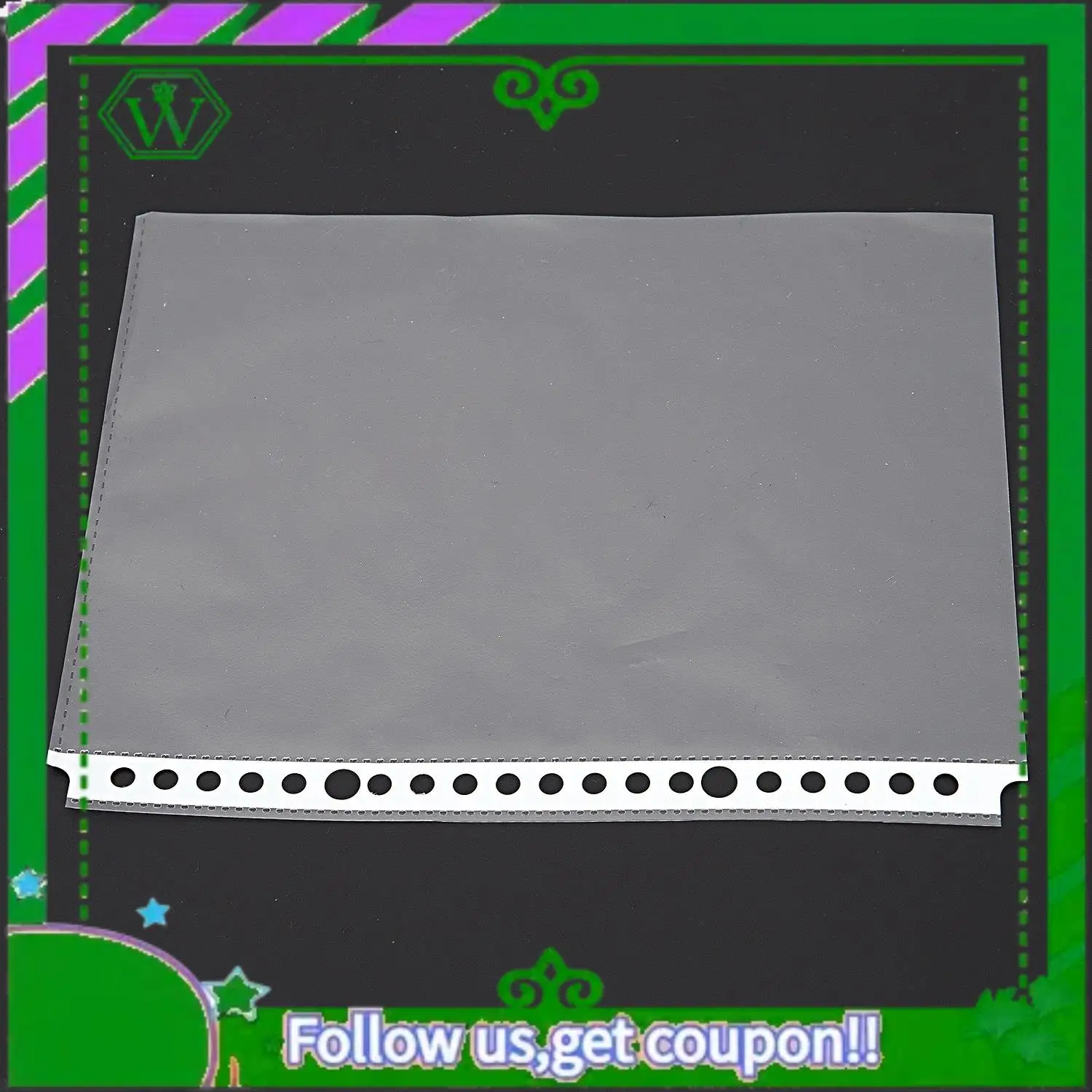 

Reliable-Pack Of 200 A5 Clear Punched Pockets - Plastic Poly Folders