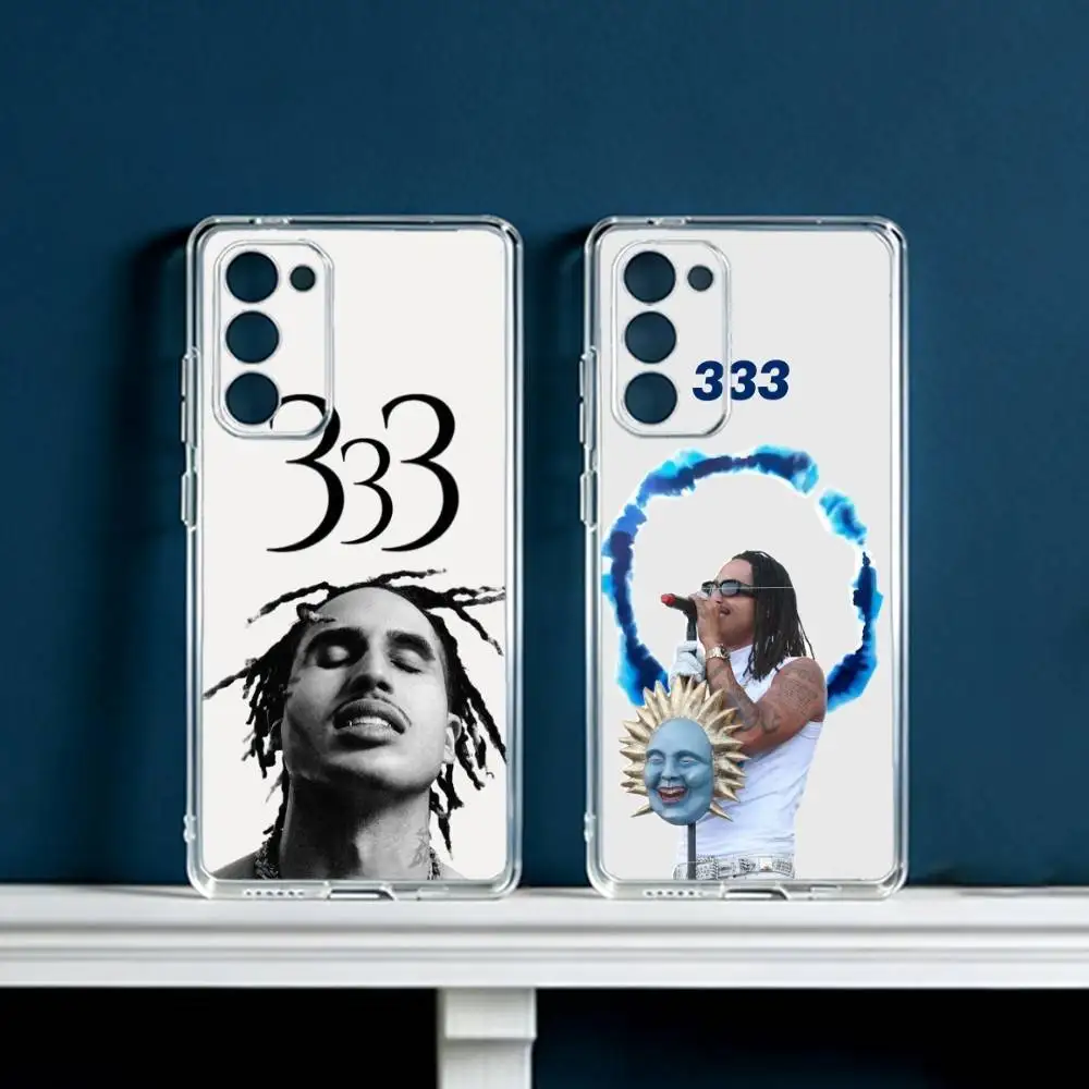 M-Matue 333  Phone Case For Samsung Galaxy S24 S25 S23 S22 S21 Plus S24 S25 Transparent Cover Case