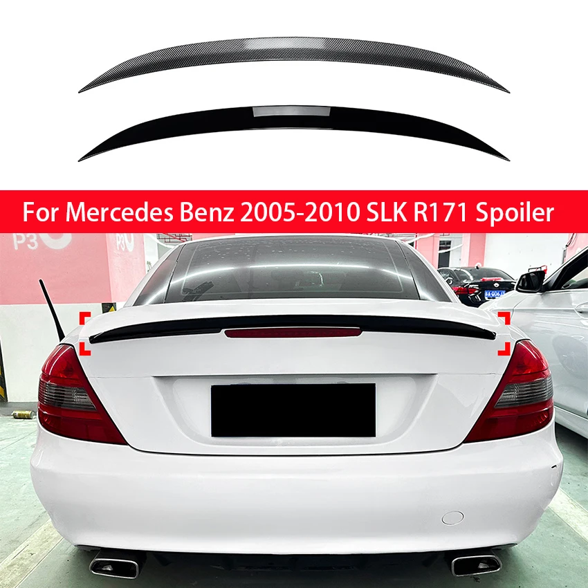 

For 2005-2010 Mercedes Benz SLK R171 SLK200 SLK280 SLK300 SLK350 Rear Trunk Lid Boot Ducktail Lip Spoiler Wing Car Accessories