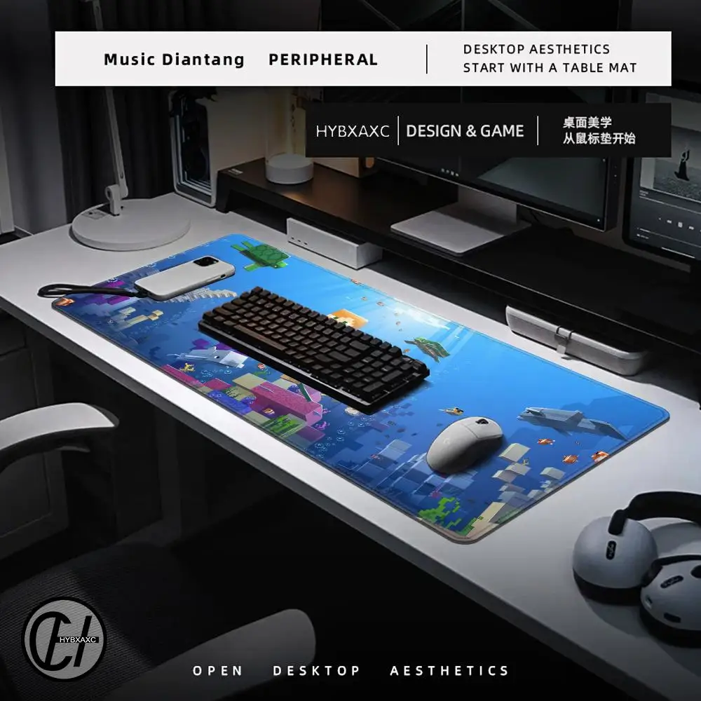 لوحة الماوس Gamer XL مخصص HD المنزل ماوس حصيرة مكتب الحصير M-minecraftS طاولة مكتب السجاد ألعاب المطاط الطبيعي الفئران الوسادة ماوس