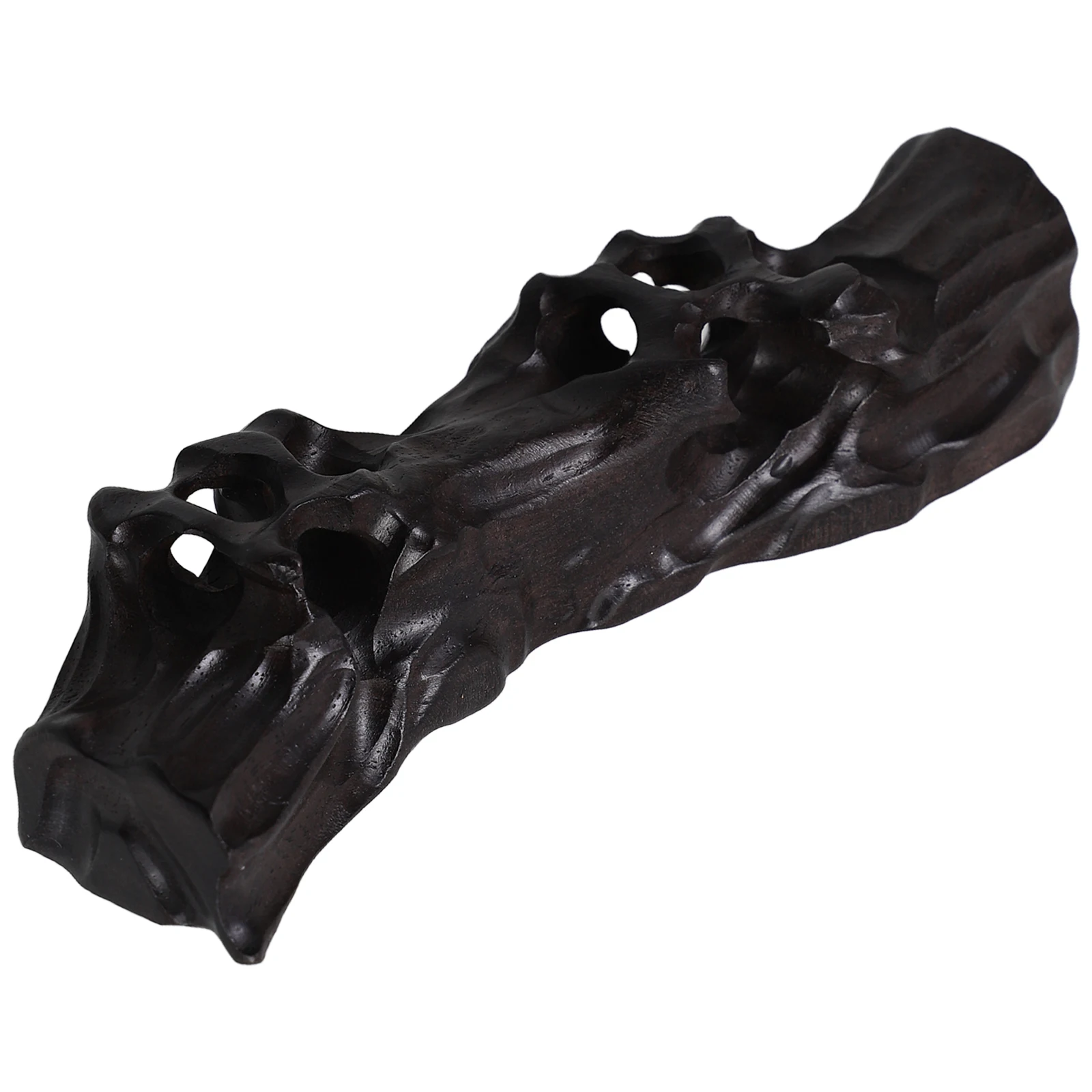 

Brush Holder Stand Calligraphy Table Desk Accessories Root Carving Pencil Rest Wood Office