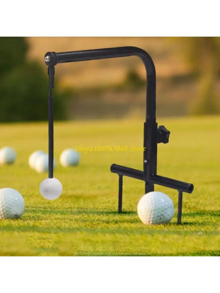 R53E High Quality Metal Golf Swing Guide Tool Helps Improve Accuracy And Consistency In Shots