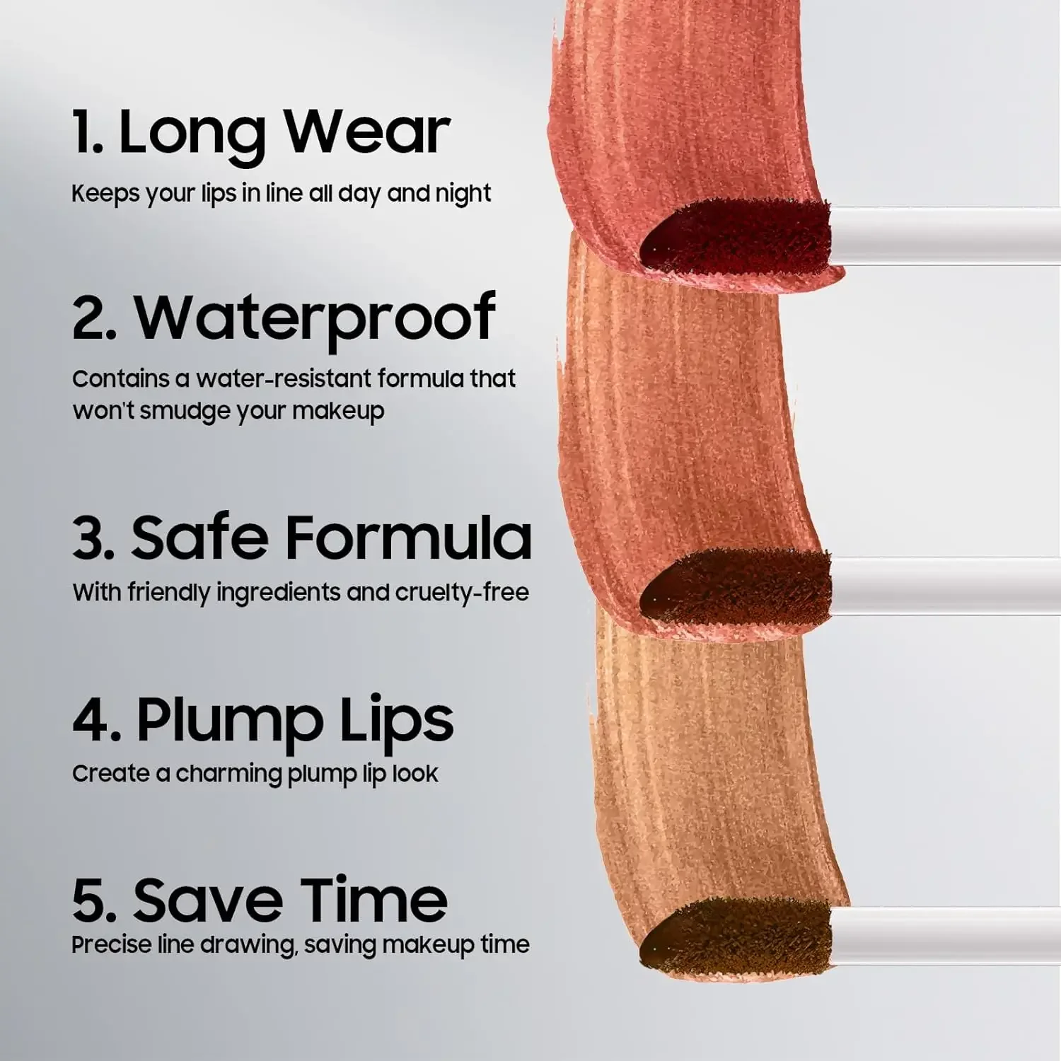 Peel Off Jules Liner Stain, Coupe antiarina, Tatouage, Imperméable, Durable, Confortable, Vivid Peel, miles des lèvres