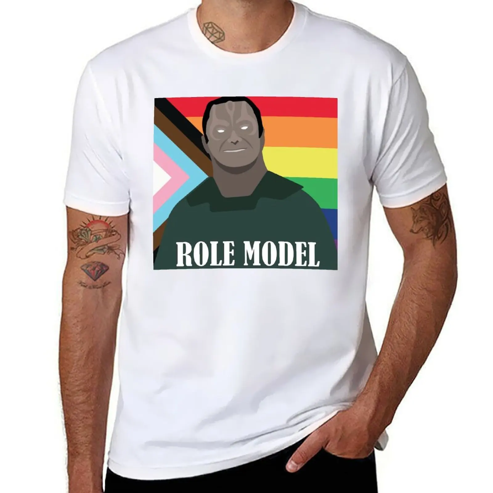 

Garak Pride T-Shirt cotton t shirts man 100% funny t shirts cotton T-Shirt