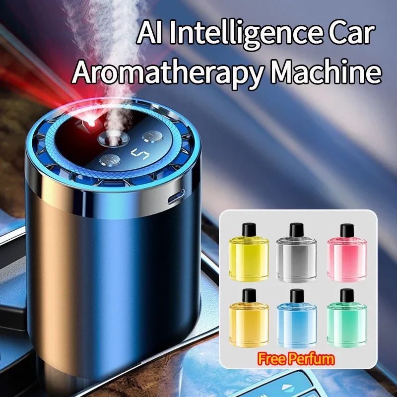 Difusor de aire para coche, humidificador de fragancia, Aroma, elimina el olor, elimina los ambientadores del coche, humidificador difusor de aceites esenciales