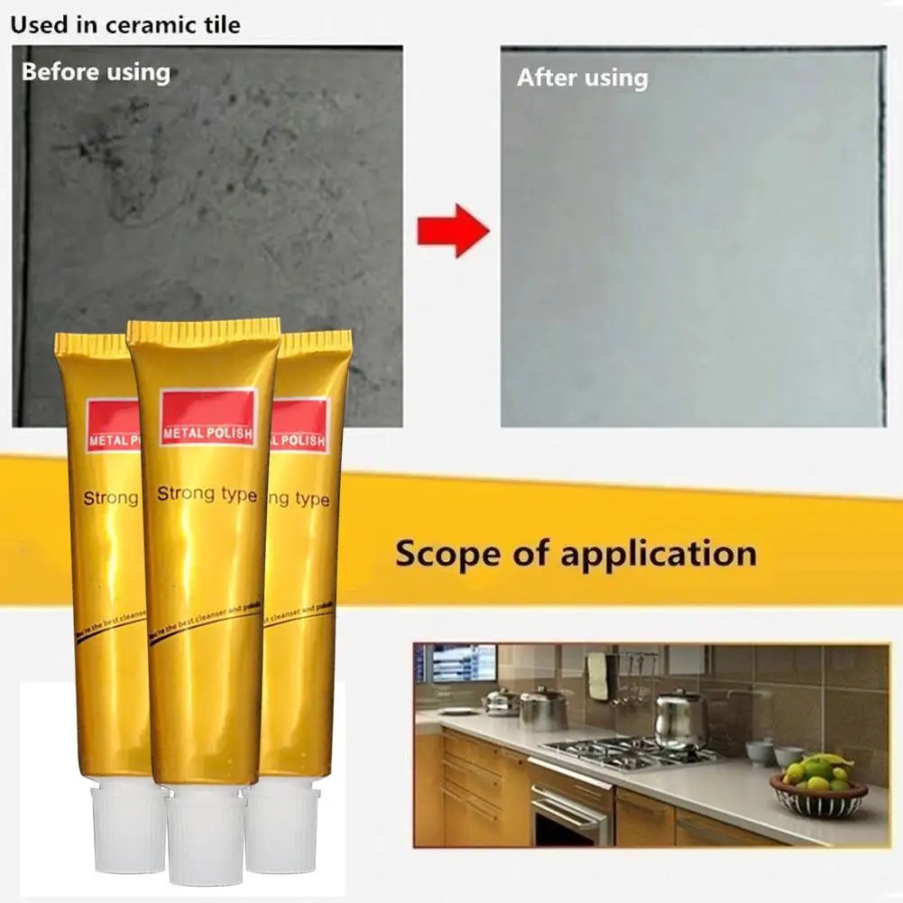 For Metal Polish Cream Watch Polishing Wax Mirror Stainless Steel Ceramic Polishing Paste Strong Type Ultimate Rust Remover