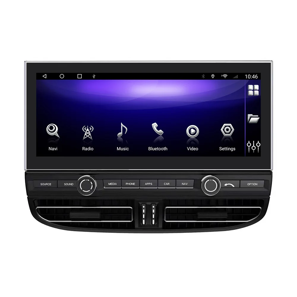 12 Octa-Core Car Radio Stereo Video for P-orsche Cayenne 2011 - 2017 with Built-In GPS Wireless CarPlay Capacitive Screen