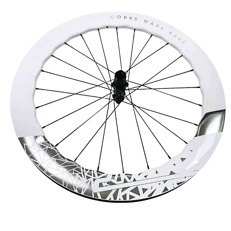 700C Road Bike Disc Brake Bicycle Wheelset Brand New Ton Carbon  Depth 6560 Width 28mm White Paint Clincher/Tubeless/Tubular