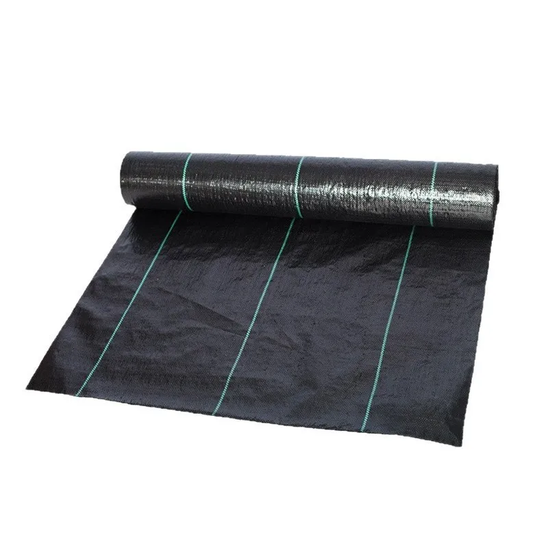 ผ้าคลุมดินกันหญ้า PE สำหรับทำสวน พร้อมสมอบกแบบตัวยู  แผ่นใยสังเคราะห์กันน้ำ ทำจากพลาสติกทนทาน