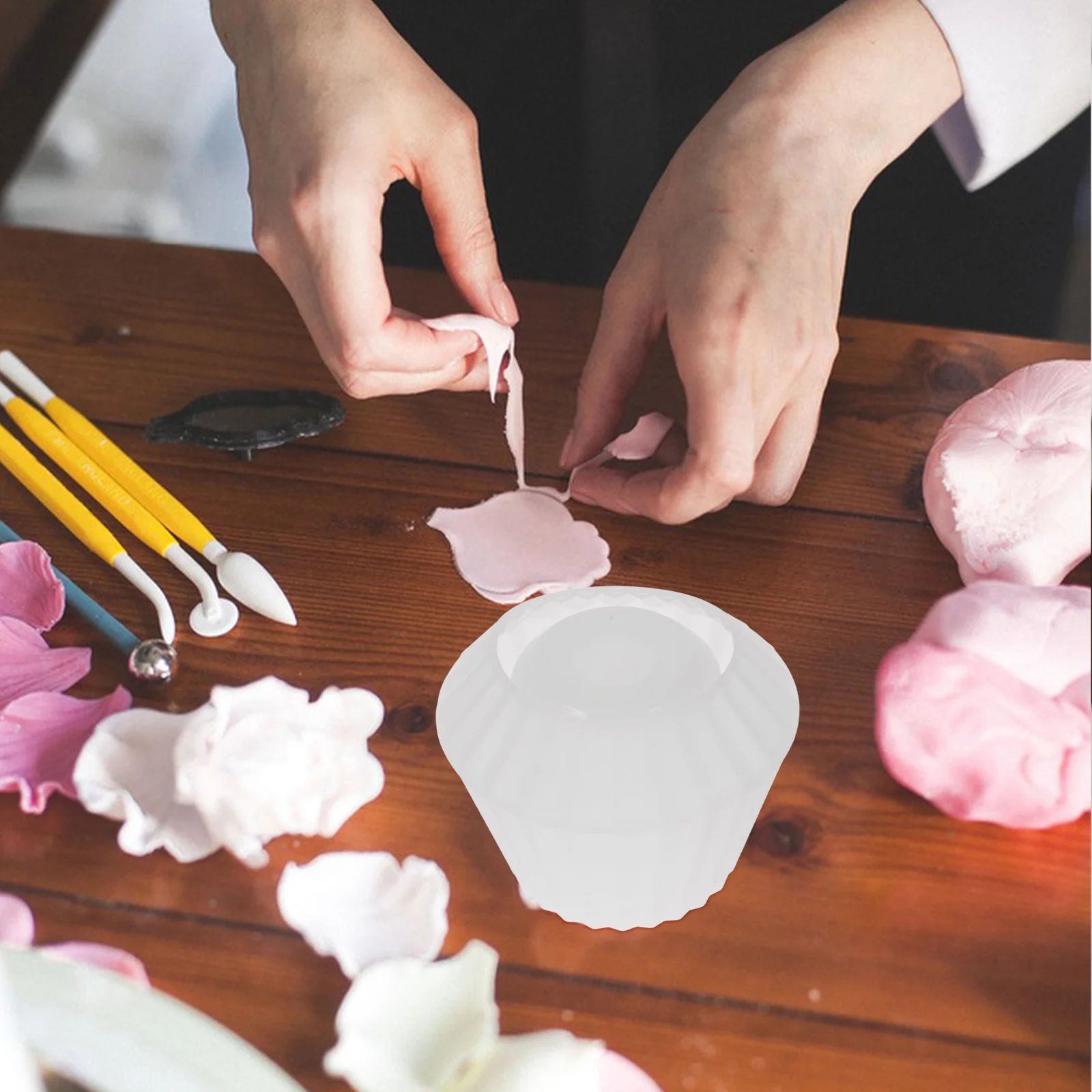 

Silicone Flower Pot Mold Large Flexible Concrete Planter Diy Succulent Mould Garden Resin Craft Storage Tool Jewelry Making