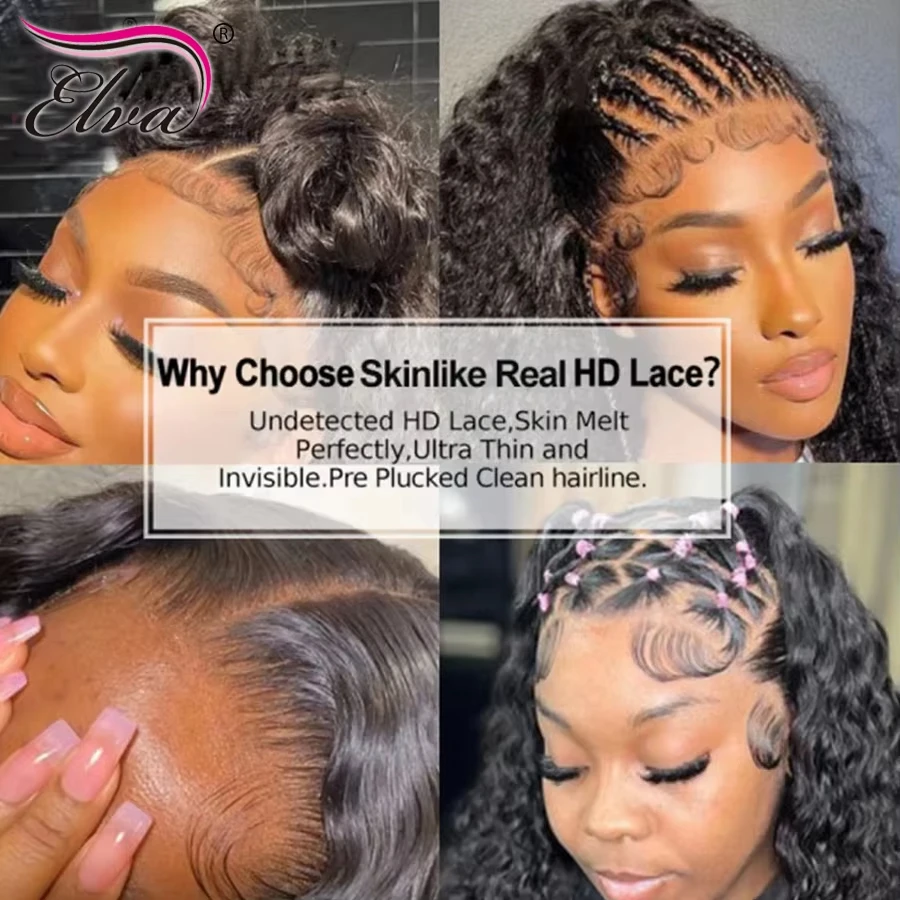 250% البورمية مجعد 9X6 ارتداء الذهاب HD الدانتيل إغلاق شعر مستعار غلويليس قبل قطعها باروكة من شعر طبيعي جاهزة للذهاب الباروكات الشعر البرازيلي للمرأة #5