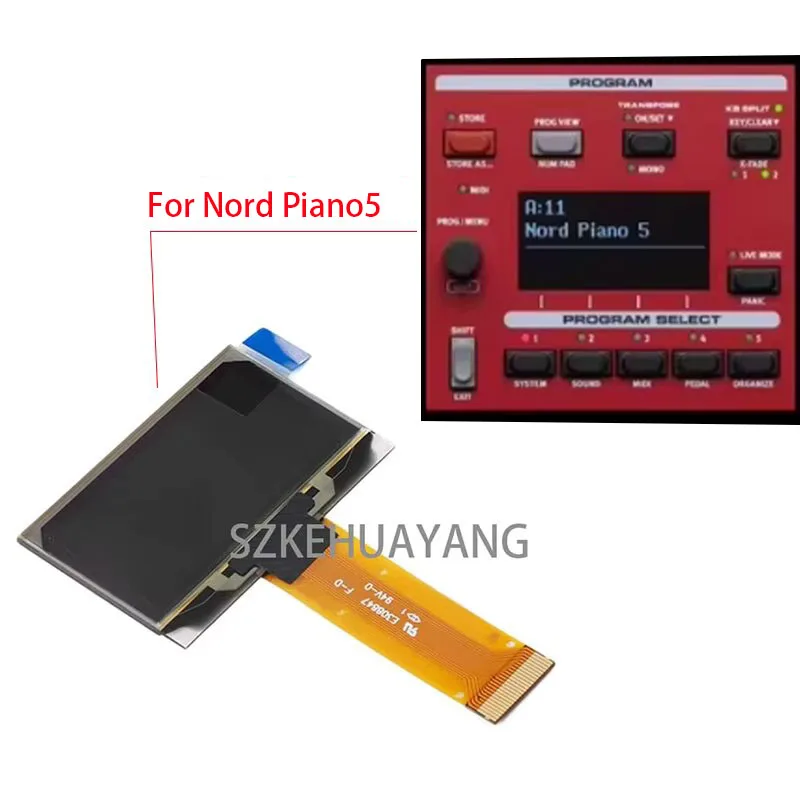 新しいディスプレイ-nord-wave-2-electro-5d-hp-6d-stage-3-piano-3-4-piano5\e-lectro\5d\stage3\lead4-oled-スクリーン