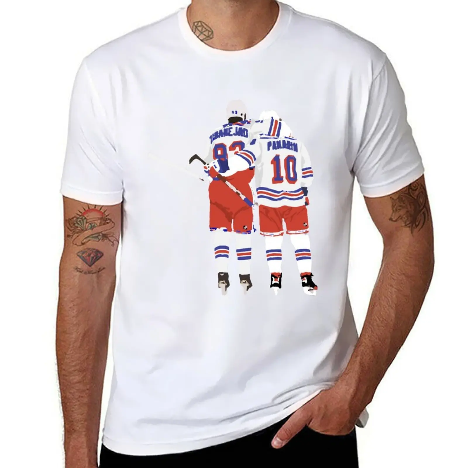 Mika zibanejad and Artemi Panarin T-Shirt Performance Dry Fit T-Shirt