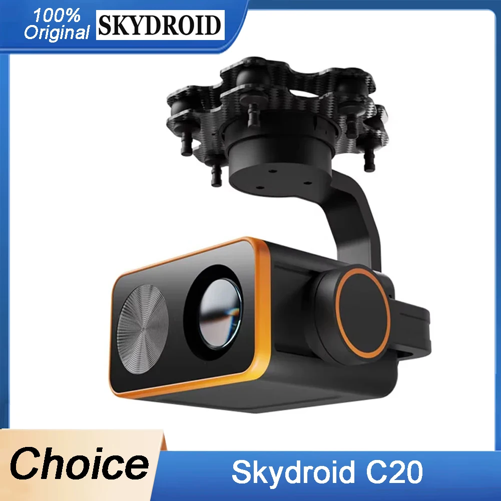 

Skydroid C20 Трехосевая карданная камера ночного видения 1080P 22-кратный оптический зум для H16 H30 Дрон с дистанционным управлением