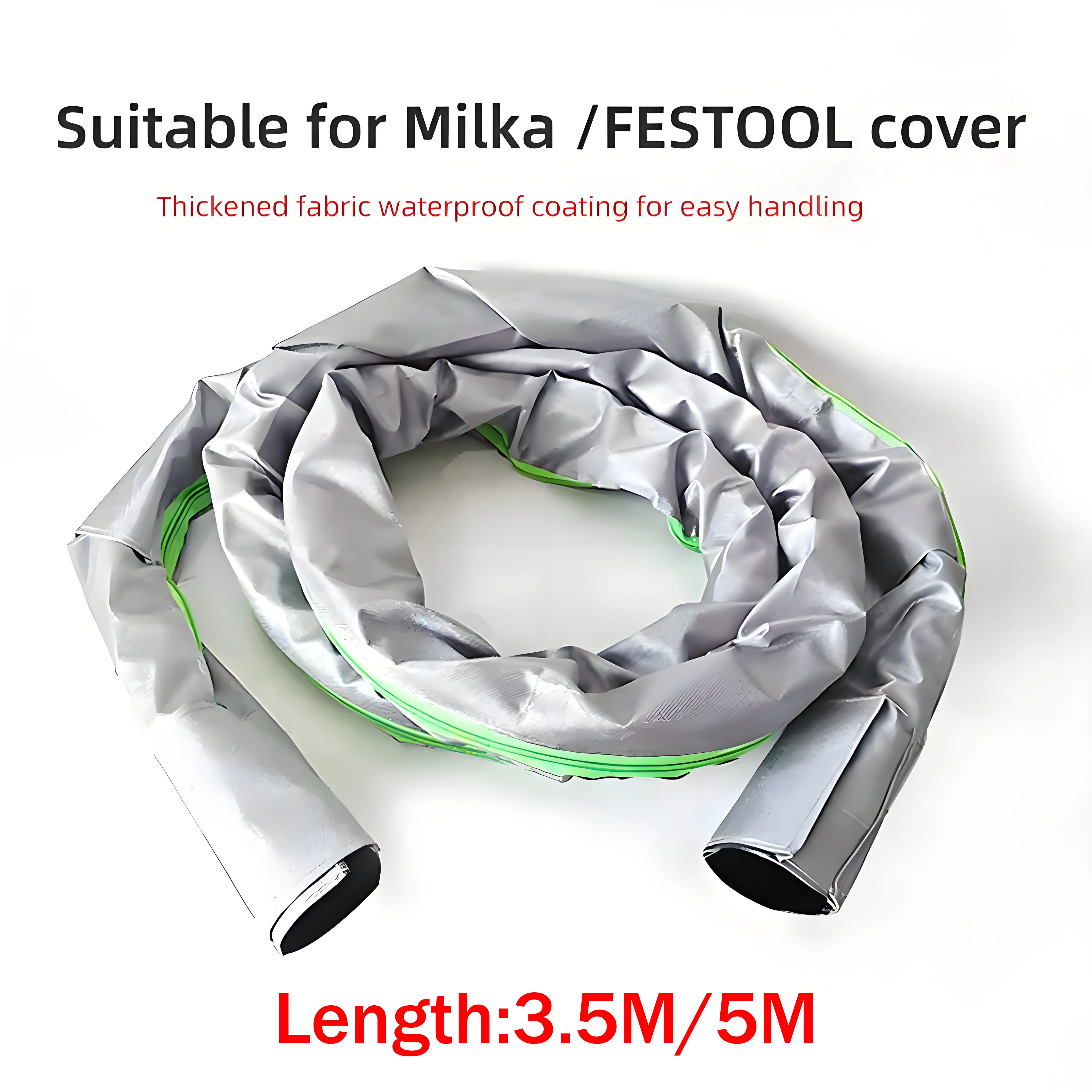 

Защитный чехол для шланга 3,5/5 м для трубки сбора MIRKA/FESTOOL, защитный чехол для вакуумной трубки, пылезащитный, износостойкий, водонепроницаемый