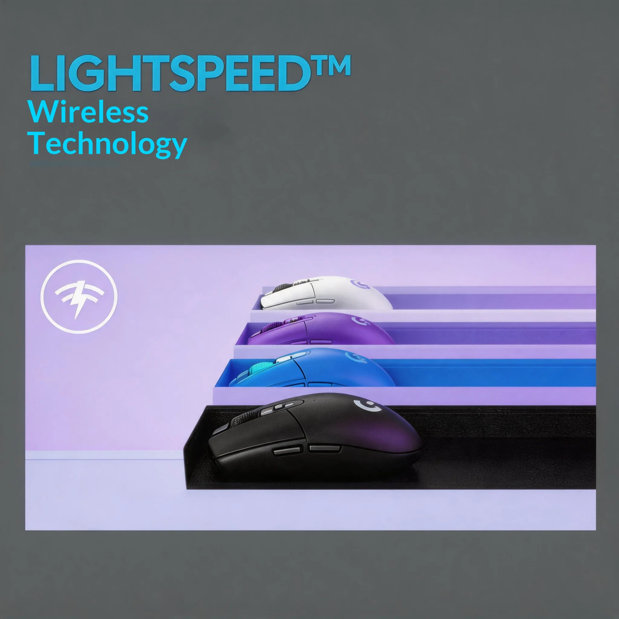 Logitech G304 LIGHTSPEED Wireless Gaming Mouse 12000 DPI 1ms Latency HERO Sensor 250hr Battery Office High Accuracy Users G304