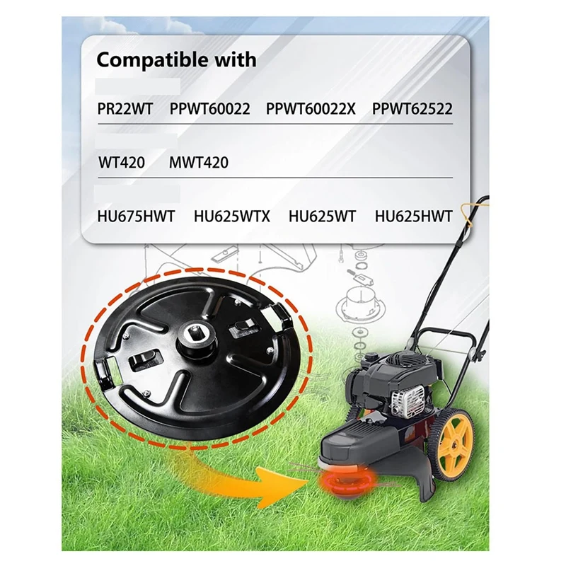 A23T Weed Eater Trimmer Carrier Plate 532180338 594935003 Replacement Part for Poulan Pro
