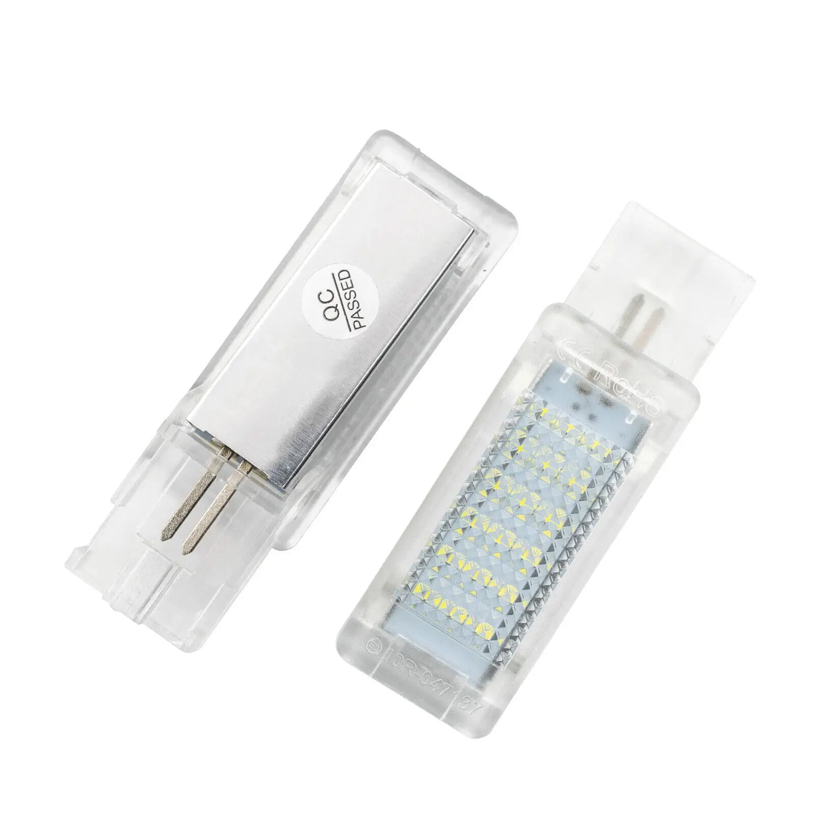 2PCS BLUE LED Footwell Light Glove Box Trunk Light Luggage Compartment Lamps For Audi,VW,Skoda And Seat Car Models