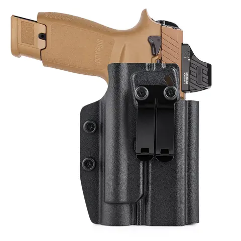 IWB Kydex Holster for Sig Sauer P320 M17 AXG/X5 Legion Full Size w/ TLR1 TLR-1 HL/ 1S Tactical Flashlight Inside Concealed Carry