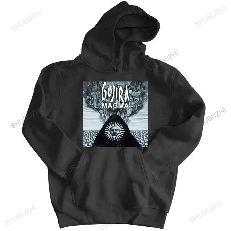 homme hoody Gojira Heavy Metal Band Magma Album Logo Men's Black Tops jacket hoodie hip-hop loose style hoody Full-figured