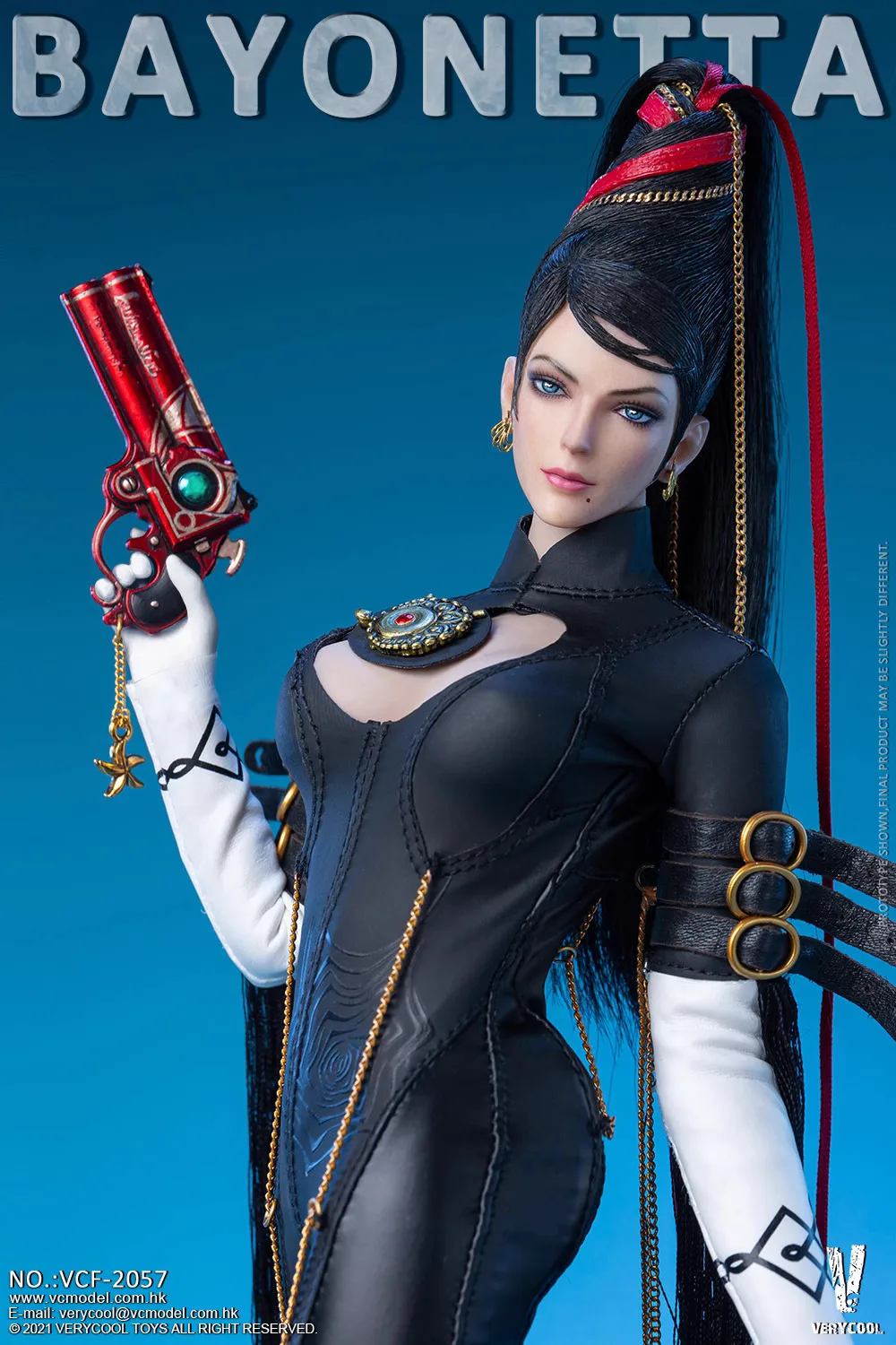 1/6 VERYCOOL VCF-2057 Female Girl Witch Bayonetta with Rubberized Body Full Set Moveable Action Figure Gift For Fans Collect