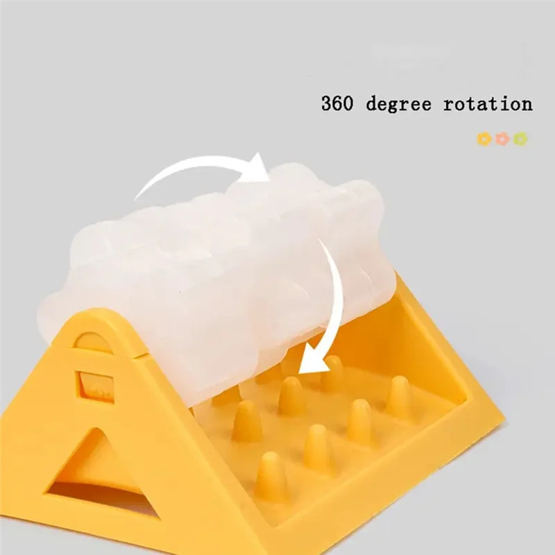 B08B-ألغاز تغذية الكلاب، وعاء كلب تفاعلي بطيء التغذية - لتخفيف القلق والتحكم بالملل لوعاء القطط