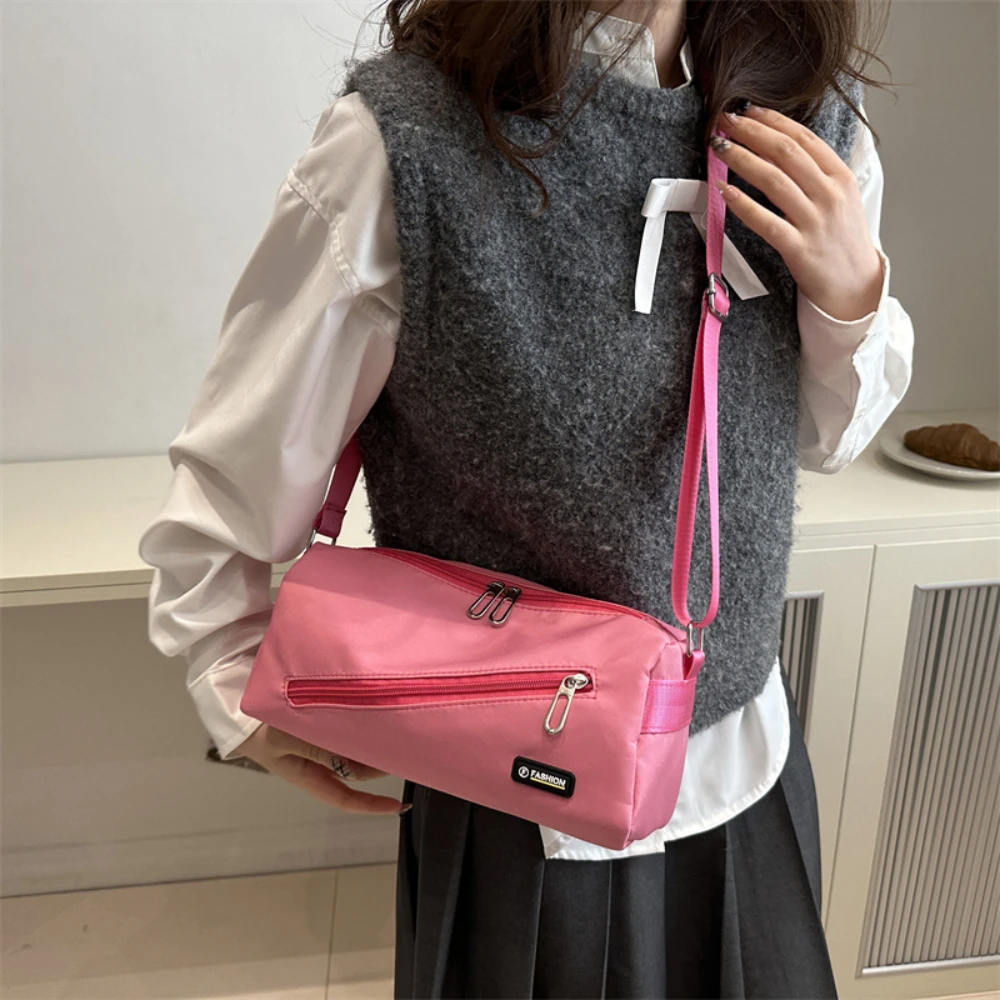 حقيبة كتف ذات سعة كبيرة من القماش حقيبة ساعي البريد من القماش للفتيات للاستخدام اليومي للأولاد #3