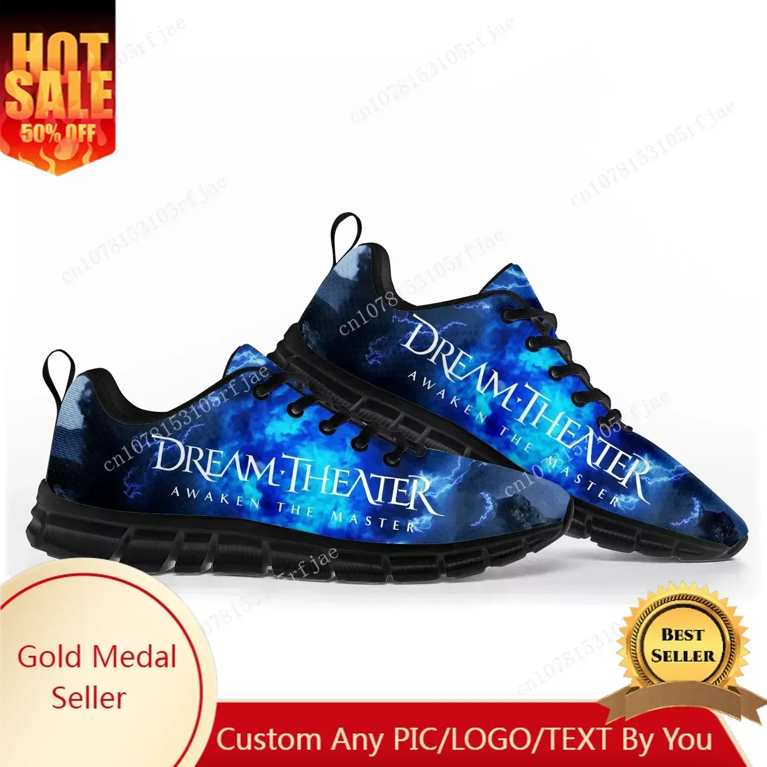 Dream Theater Rock Band Music Sports Shoes Mens Womens Teenager Sneakers Casual Custom High Quality Couple Shoes