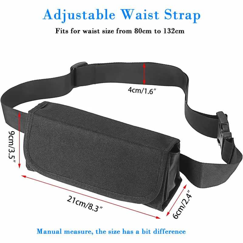 Portable Multi Function Waist Bag Wallet Purse Outdoor Camp Bumbag Multi Pockets Phone Money Storage For Waiter Cashier Driver