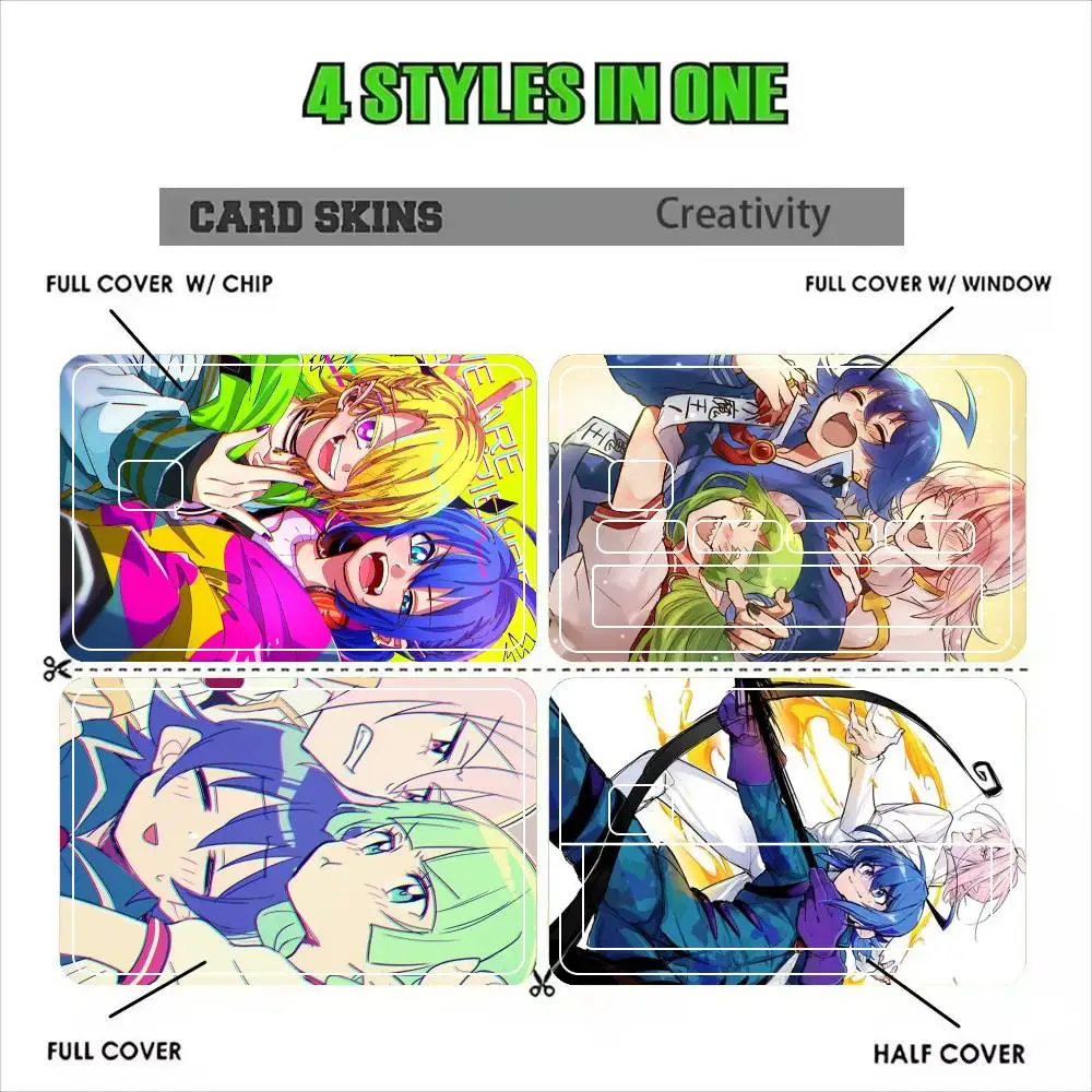 Welcome to Demon School! Iruma-kun Anime  Sticker Film Tape Skin for Credit Card Debit Card Waterproof Stickers