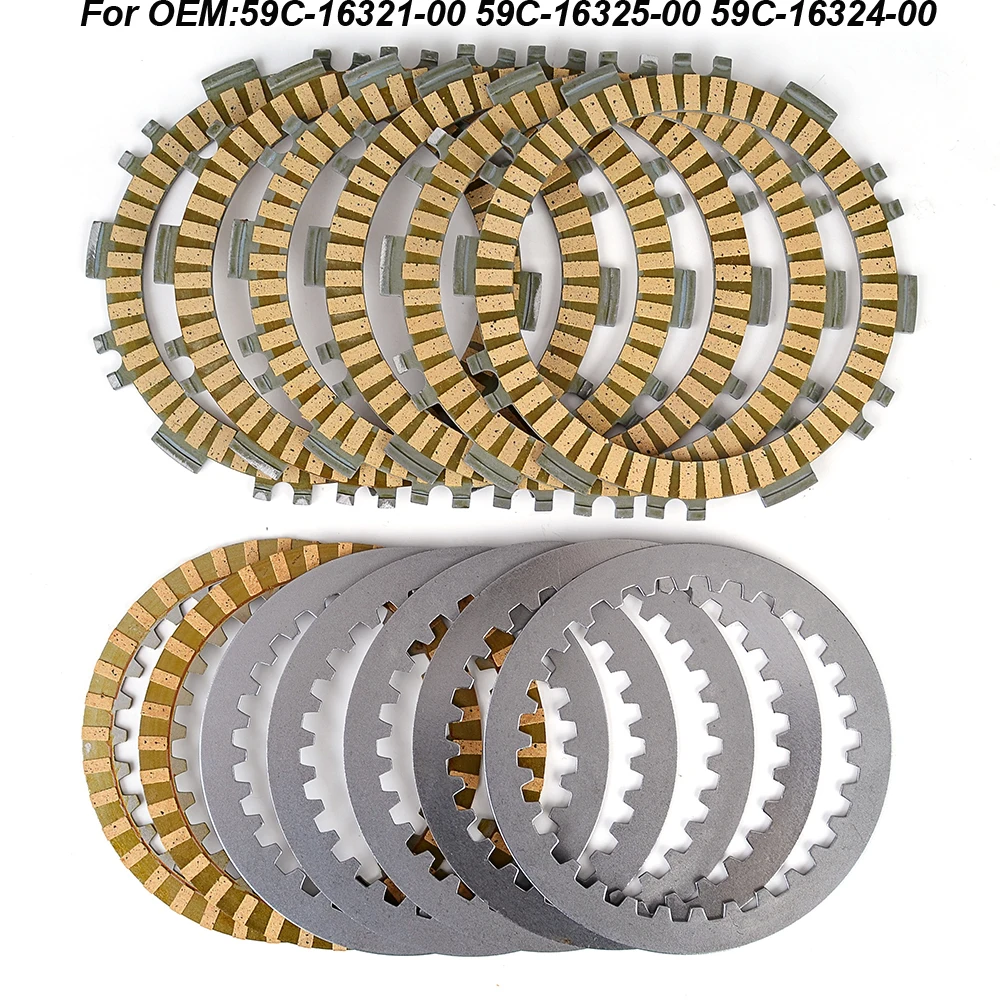 

Clutch Friction Plates for Yamaha XP500 T-MAX 530 XP530 TMAX DX SX T MAX Special Edition WGP 50th Anniversary 59C-16321-00
