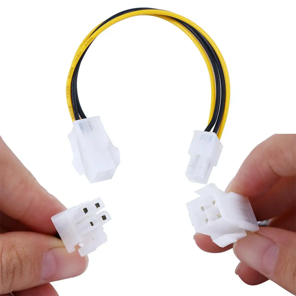 

to Female 4 Pin Male To 4Pin Female PSU Extension Cable Power Supply Extension Cable Extension Adapter Extention Power Cable