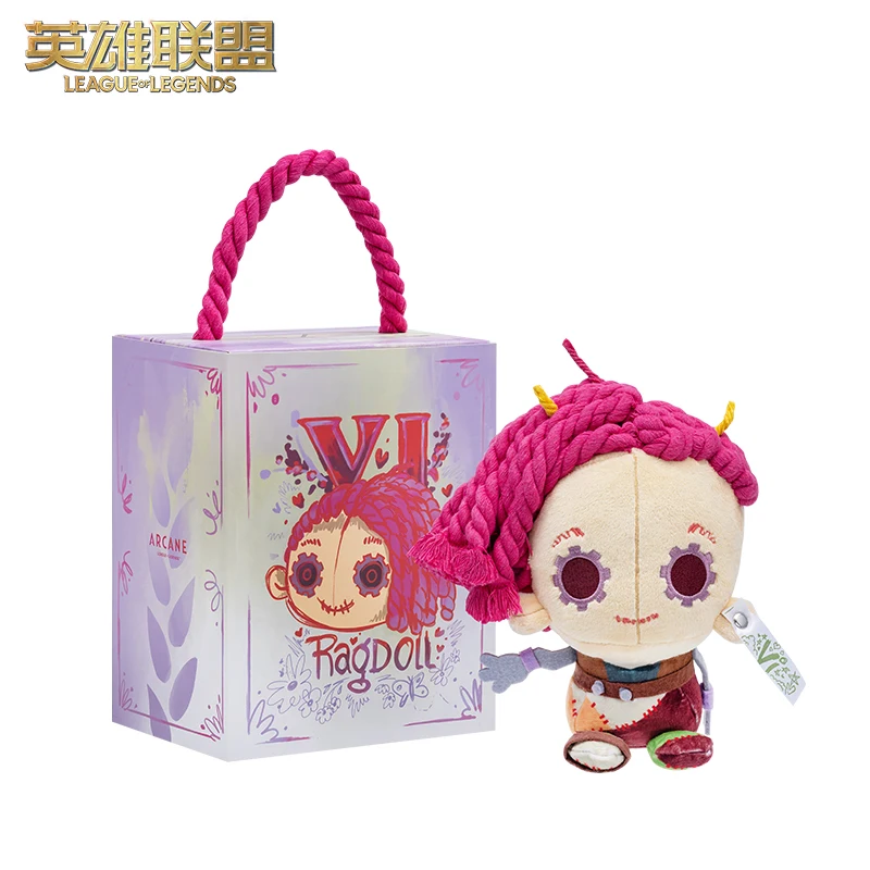 LOL Arcane The Piltover Enforcer خليط على شكل دمية زخرفة لعبة البضائع طبعة محدودة Q-نسخة هدايا عيد الميلاد وعيد الميلاد #2