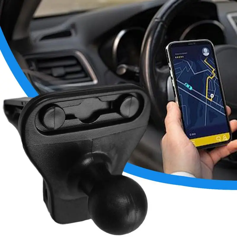 Ball Joint Air Vent Clip Car Mount With Joint Ball Sturdy Anti-Shake Wireless Car Charger Vent Grip Vent Ball Mount For Wireless