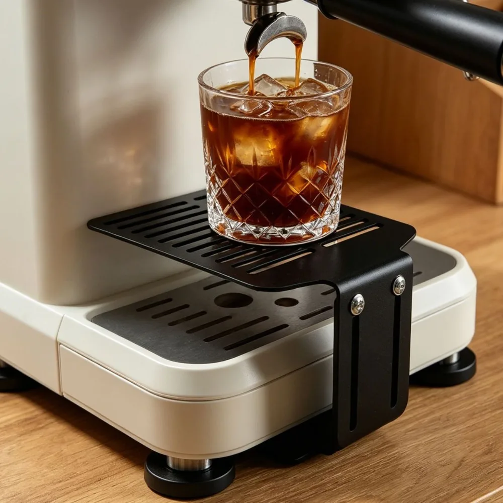 Adjustable Height Coffee Scale Stand Hollow Drainage Stable Base Coffee Electronic Scale Bracket Rust-resistant