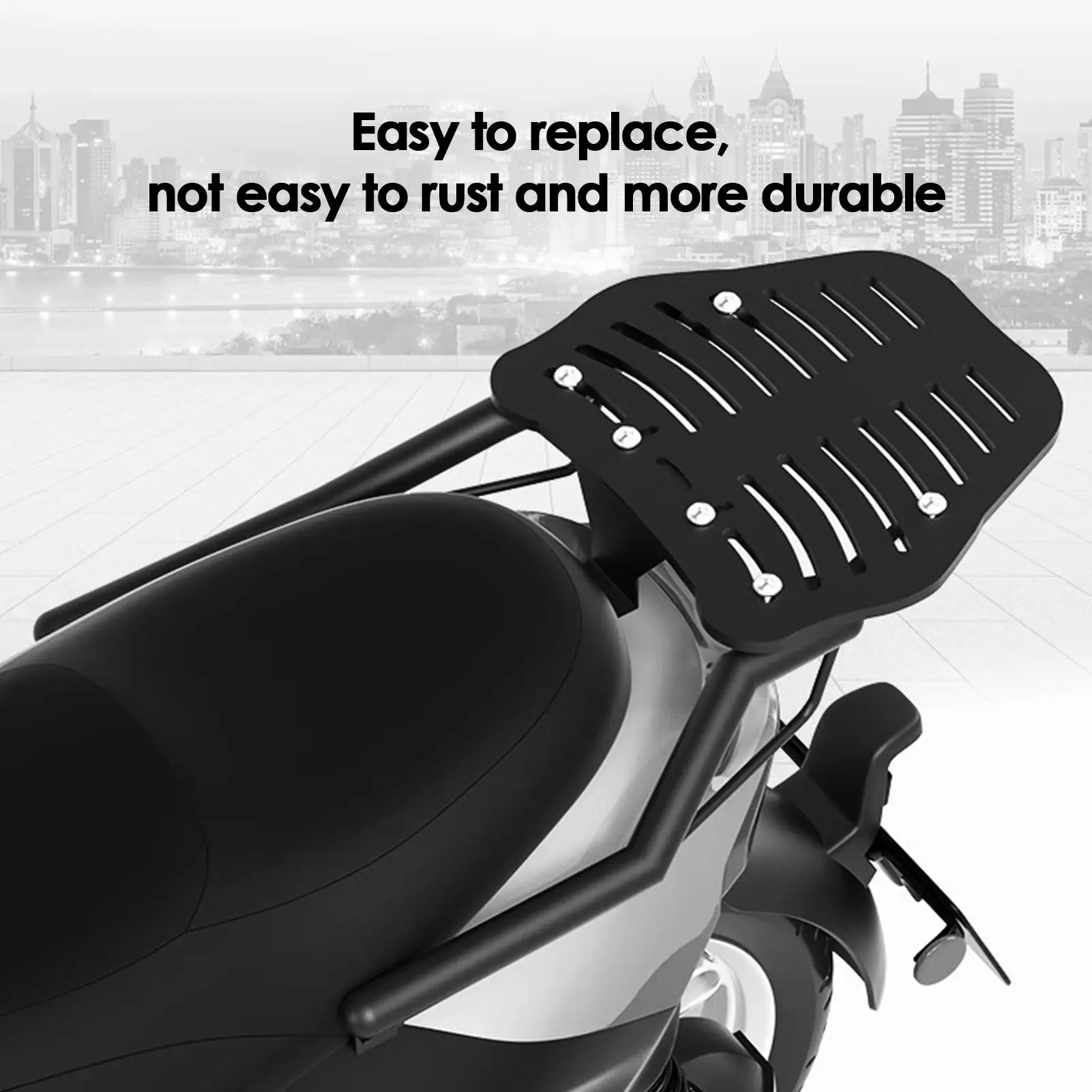

Rear Luggage Rack Carrier Motorbike Stainless Steel Tail Case Bracket Extender Carrier Replace Parts Motorcycle Rear FenderRack