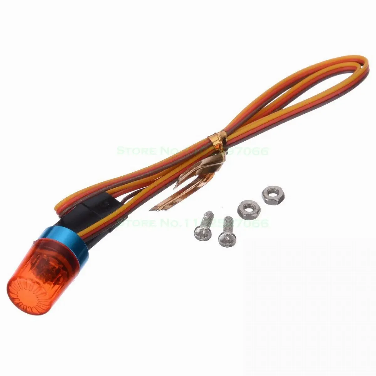 5 Modes RC Car LED Light Police 360 Flash Rotation Ultra Bright Lamp 1/14 Tamyia