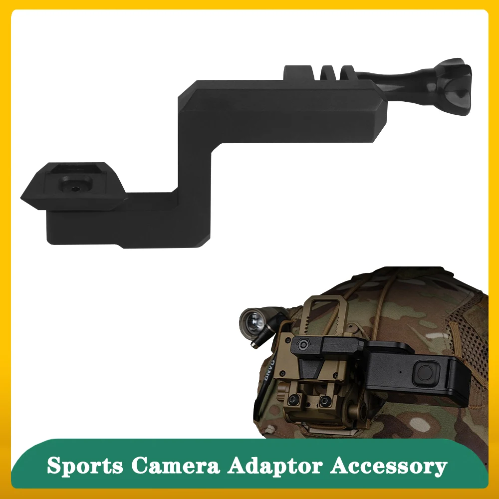 Tactical Helmet Sports Camera Adapter Accessory Shooting Record Scene/Compatible With Wilcox G19/G24/G30/G34/G69/G70 NVG Bracket