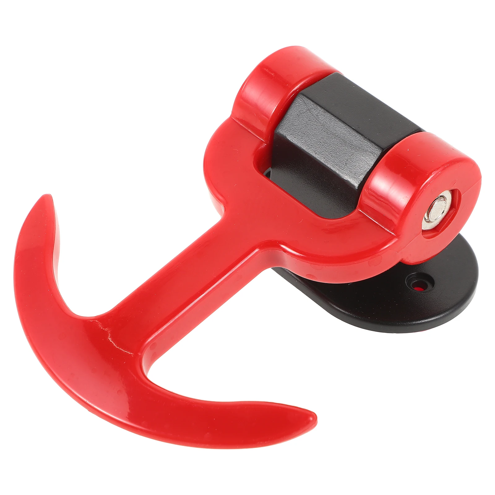 

Decorative Car Front Rear Bumper Tow Pull Ring Racing Style Anti-Vibration Fastening Hook For Suvs Trucks Vehicles Black Abs
