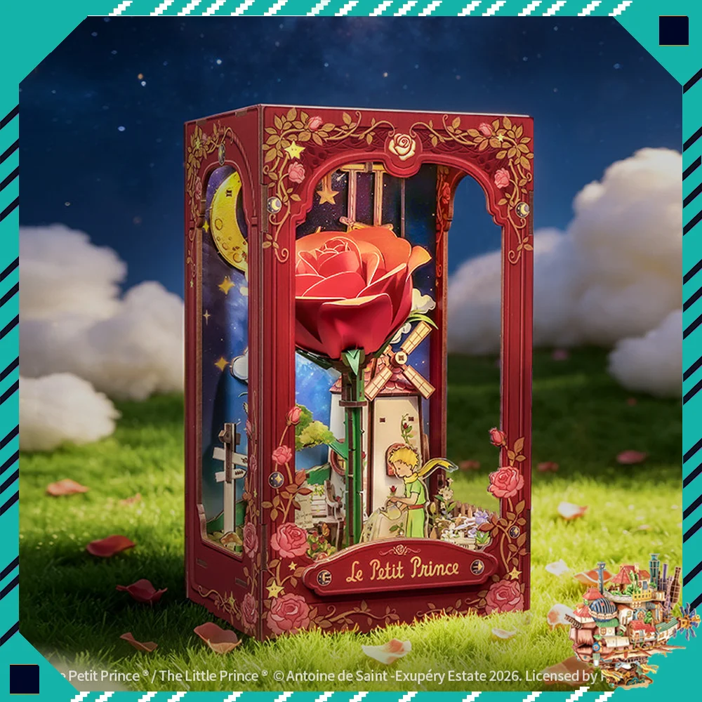 Aesthetic Bookend - The Little Prince The Only Rose