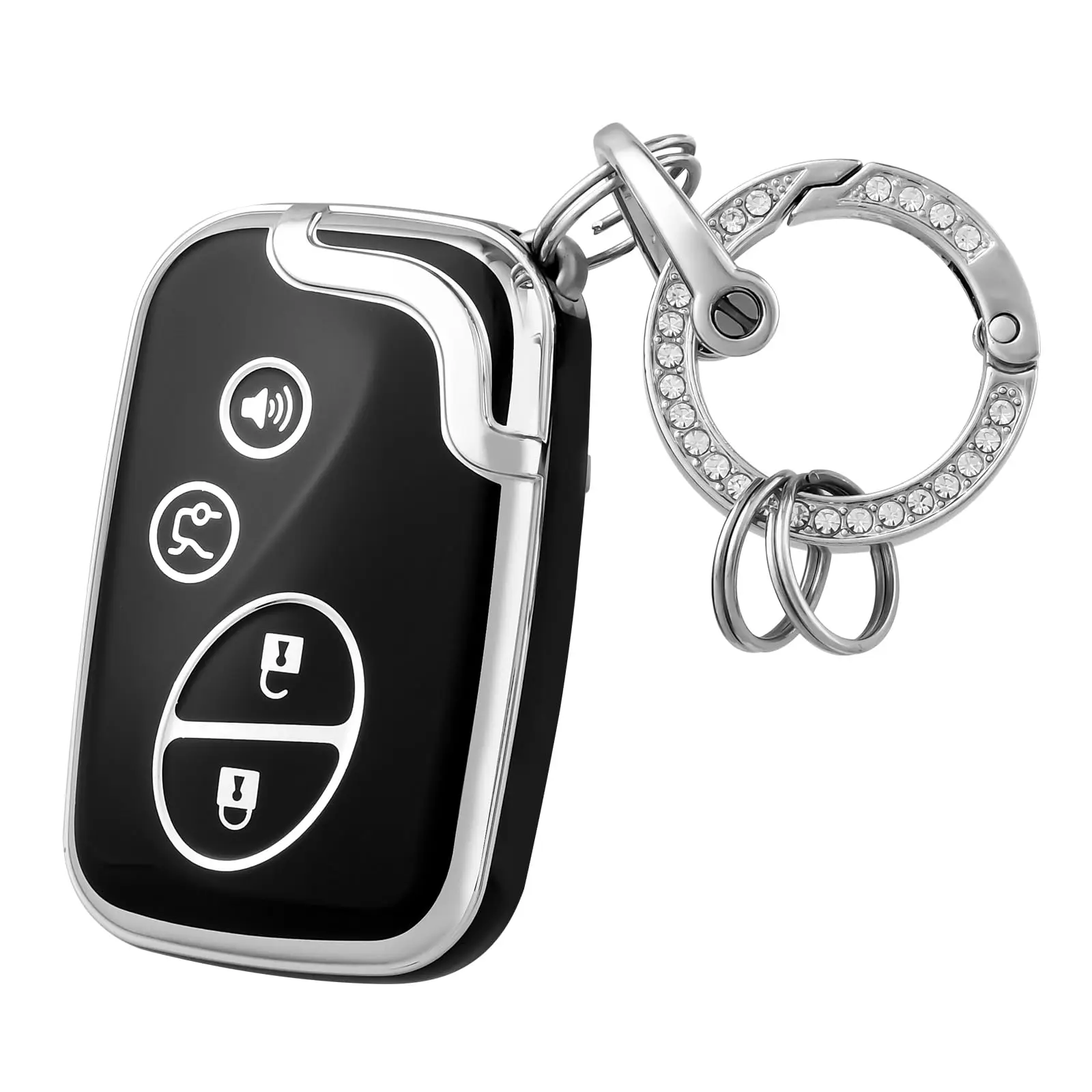 

TPU Car Key Cover with keychain For Lexus CT200H GX400 GX460 IS250 IS300C RX270 ES240 ES350 LS460 GS300 450h 460h Shell Case