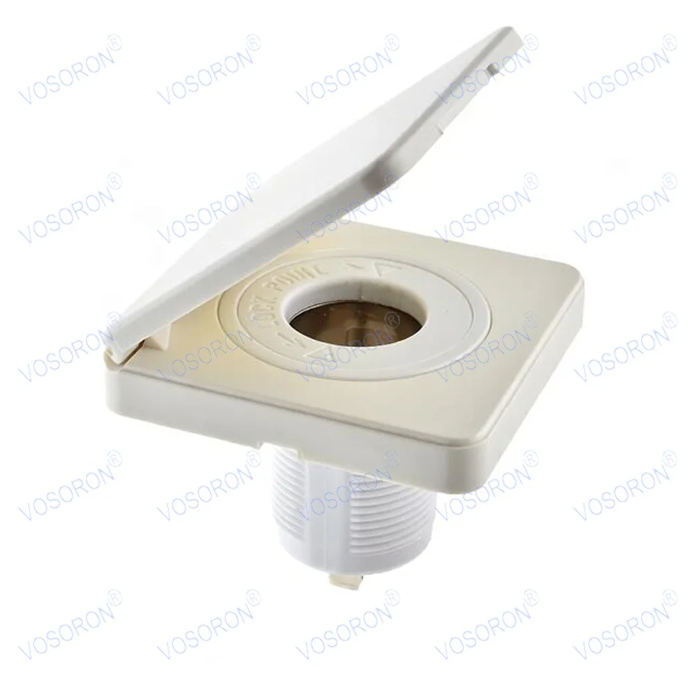 Durable Cigarette Lighter Socket Solid 12-24V Car Auto Motorcycle Truck Cigarette Lighter Socket With fixing hole 60*60MM