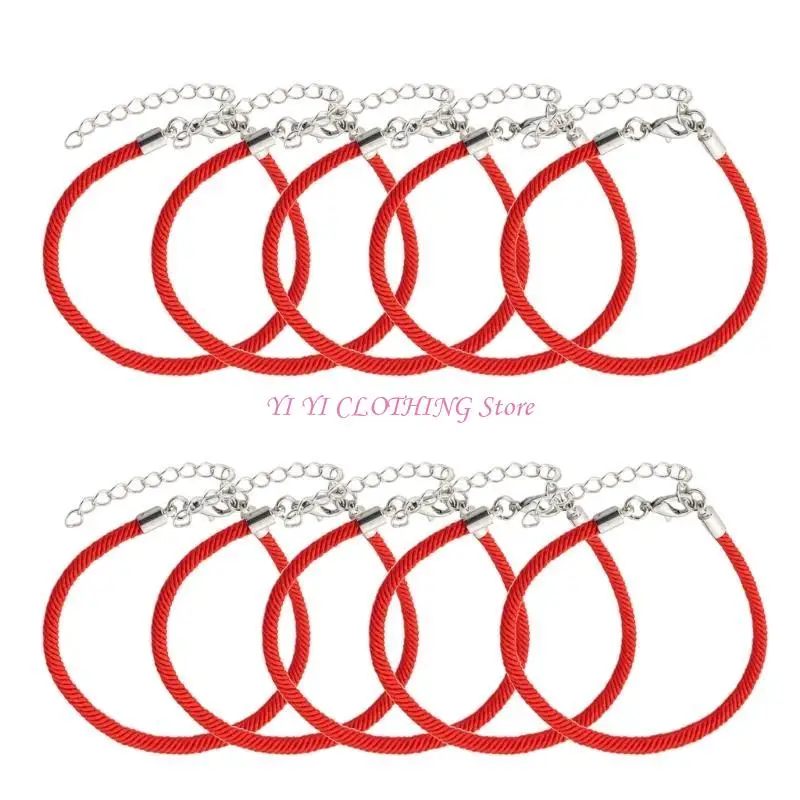 

N5KF Traditional String Bracelet Polyester Cord Handchain Protections Jewelry