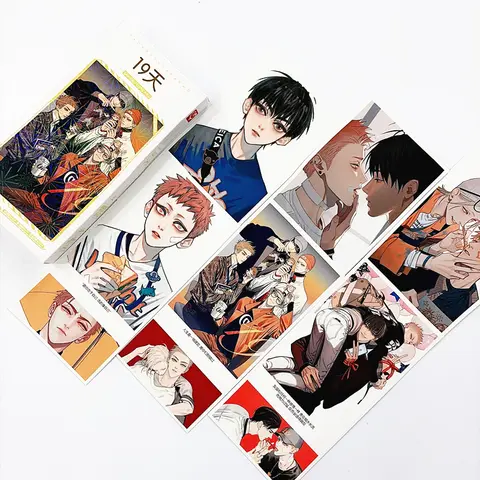 19 Days Old Xian Comic Postcard Set He Tian, Mo Guanshan, Jian Yi , Zhan Zhengxi BL Manga Lomo Cards Fans Collection Gift