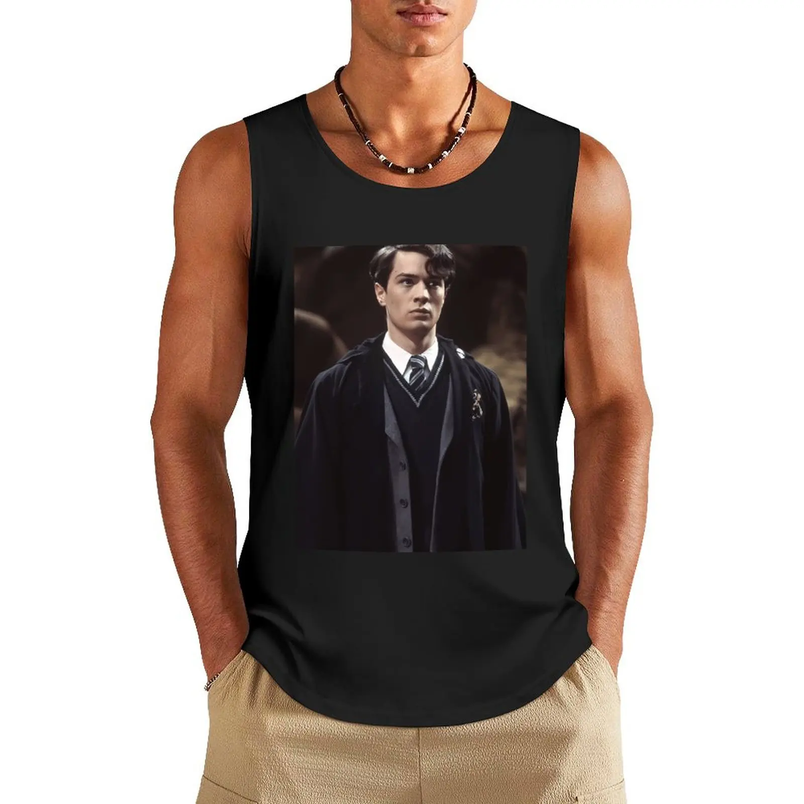 

Tom Riddle Tank Top sexy clothes men sports suits summer 2025 Men's t-shirt