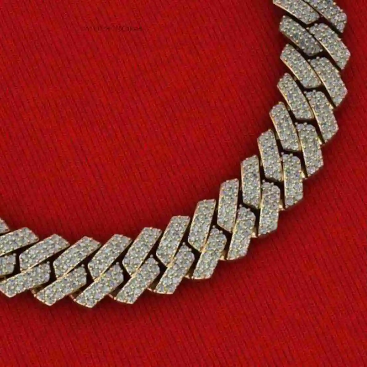 High Quality 15mm 20 Inches D Color VVS Moissanite Cuban Link Chain Hip Hop Iced Necklace for Men Pass Diamond Tester Best Price