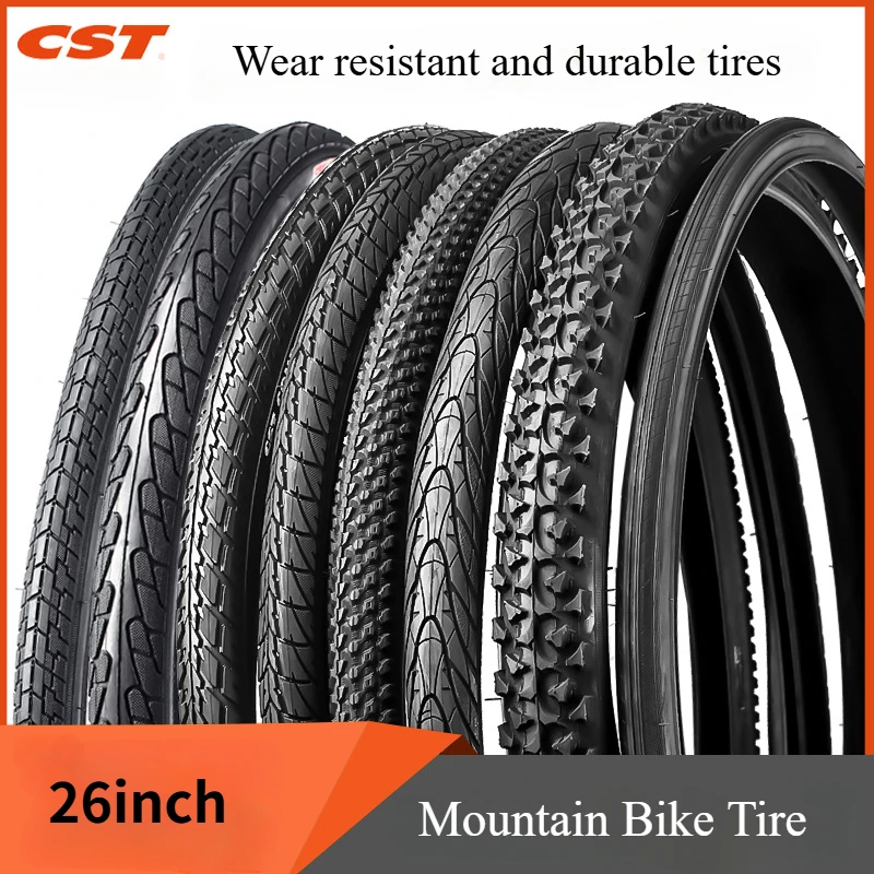 26inch Bicycle Tire 26*1.5 26*1.75 26*1.95 26*2.1 60TPI MTB CST Mountain Bike Tire 26*2.35 26*2.40 Steel Wire Tyre